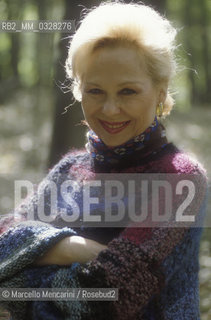 Westchester County, State of New York, 1989. Italian soprano renata Scotto / Westchester County, Stato di New York. Il soprano Renata Scotto - ©Marcello Mencarini/Rosebud2