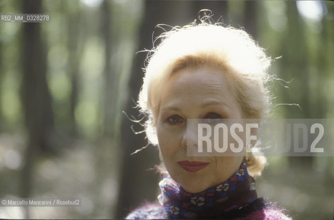 Westchester County, State of New York, 1989. Italian soprano renata Scotto / Westchester County, Stato di New York. Il soprano Renata Scotto - ©Marcello Mencarini/Rosebud2