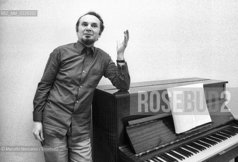 Polish conductor Jerzy Semkov (1981) / Il direttore dorchestra Jerzy Semkov (1981) - ©Marcello Mencarini/Rosebud2