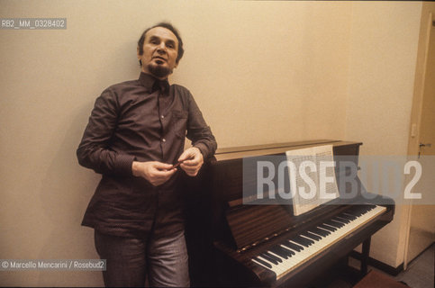 Polish conductor Jerzy Semkov (1981) / Il direttore dorchestra Jerzy Semkov (1981) - ©Marcello Mencarini/Rosebud2