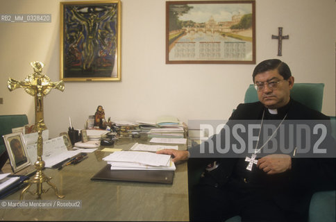 Vatican City, 1999. Cardinal Crescenzio Sepe / Città del Vaticano, 1999. Il cardinale Crescenzio Sepe - ©Marcello Mencarini/Rosebud2