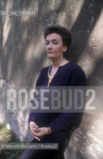 Italian writer Clara Sereni, about 1990 / La scrittrice Clara sereni, 1990 circa - ©Marcello Mencarini/Rosebud2