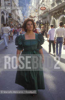 Salzburg, 1991. Italian soprano Luciana Serra / Salisburgo, 1991. Il soprano Luciana Serra - ©Marcello Mencarini/Rosebud2