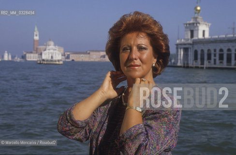 Opera singer Luciana Serra, Venice 1991 / La cantante lirica Luciana Serra, Venezia 1991 - ©Marcello Mencarini/Rosebud2