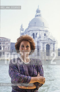 Opera singer Luciana Serra, Venice 1991 / La cantante lirica Luciana Serra, Venezia 1991 - ©Marcello Mencarini/Rosebud2