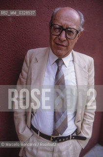 Venice Lido, Venice Film Festival 1991. Italian philosopher Emanuele Severino / Lido di Venezia, Mostra del Cinema di Venezia 1991. Il filosofo Emanuele Severino - ©Marcello Mencarini/Rosebud2