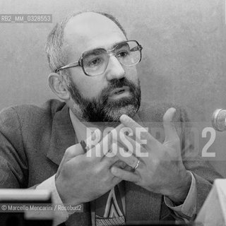 Italian sociologist Giovanni Battista Sgritta (about 1980) /  Il sociologo Giovanni Sgritta (1980 circa) - ©Marcello Mencarini/Rosebud2