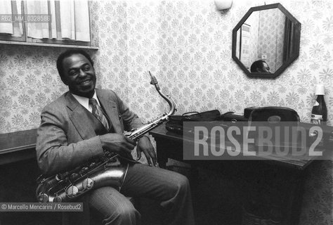 Rome, 1980. Jazz saxophonist Archie Shepp / Roma, 1980. Il sassofonista jazz Archie Shepp - ©Marcello Mencarini/Rosebud2