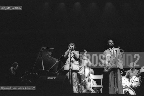 Rome, 1980. Jazz saxophonist Archie Shepp performing / Roma, 1980. Il sassofonista jazz Archie Shepp in concerto - ©Marcello Mencarini/Rosebud2