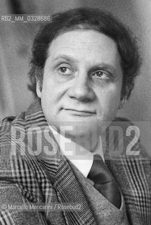 Italian philosopher Carlo Sini (1980) / Il filosofo Carlo Sini (1980) - ©Marcello Mencarini/Rosebud2