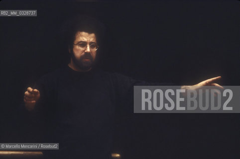 Italian conductor Giuseppe Sinopoli, 1988 / Il direttore dorchestra Giuseppe Sinopoli, 1988 - ©Marcello Mencarini/Rosebud2