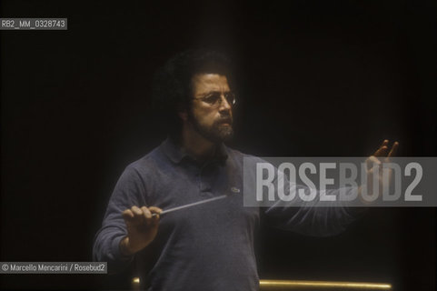 Italian conductor Giuseppe Sinopoli / Il direttore dorchestra Giuseppe Sinopoli - ©Marcello Mencarini/Rosebud2