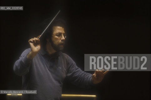 Italian conductor Giuseppe Sinopoli / Il direttore dorchestra Giuseppe Sinopoli - ©Marcello Mencarini/Rosebud2