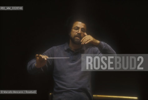 Italian conductor Giuseppe Sinopoli / Il direttore dorchestra Giuseppe Sinopoli - ©Marcello Mencarini/Rosebud2