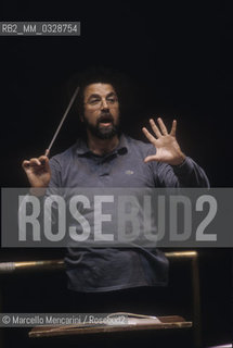 Music conductor Giuseppe Sinopoli, 1993 / Il direttore dorchestra Giuseppe Sinopoli, 1993 - ©Marcello Mencarini/Rosebud2