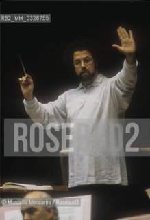 Music conductor Giuseppe Sinopoli, 1993 / Il direttore dorchestra Giuseppe Sinopoli, 1993 - ©Marcello Mencarini/Rosebud2