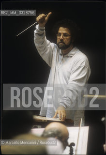 Music conductor Giuseppe Sinopoli, 1993 / Il direttore dorchestra Giuseppe Sinopoli, 1993 - ©Marcello Mencarini/Rosebud2