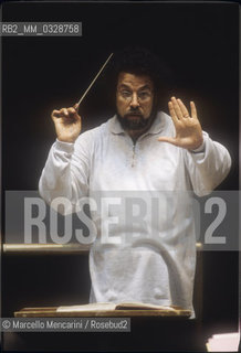 Music conductor Giuseppe Sinopoli, 1993 / Il direttore dorchestra Giuseppe Sinopoli, 1993 - ©Marcello Mencarini/Rosebud2