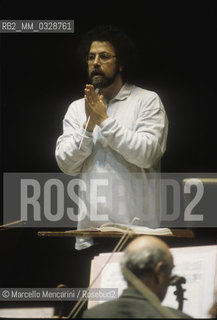 Music conductor Giuseppe Sinopoli, about 1990 / Il direttore dorchestra Giuseppe Sinopoli, 1990 circa - ©Marcello Mencarini/Rosebud2