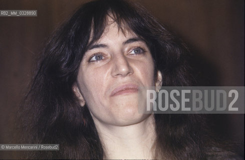 American singer-songwriter, poet and visual artist Patti Smith (Bologna, 1979) / La cantautrice e poetessa Patti Smith (Bologna, 1979) - ©Marcello Mencarini/Rosebud2