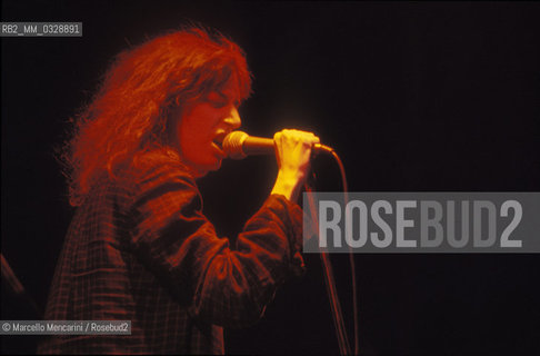 American singer-songwriter, poet and visual artist Patti Smith (Bologna, 1979) / La cantautrice e poetessa Patti Smith (Bologna, 1979) - ©Marcello Mencarini/Rosebud2