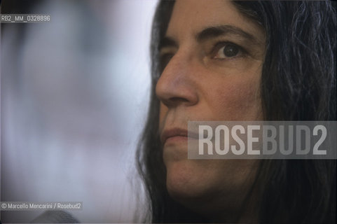 Venice, 1999. American singer-songwriter, poet and visual artist Patti Smith / Venezia, 1999. La cantautrice e poetessa Patti Smith - ©Marcello Mencarini/Rosebud2