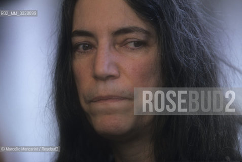 Venice, 1999. American singer-songwriter, poet and visual artist Patti Smith / Venezia, 1999. La cantautrice e poetessa Patti Smith - ©Marcello Mencarini/Rosebud2