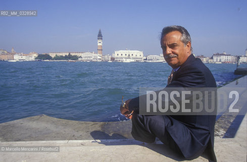 Venice, 1996. Italian TV manager and politician Giampaolo Sodano / Venezia 1996. Il politico e dirigente RAI Giampaolo Sodano - ©Marcello Mencarini/Rosebud2