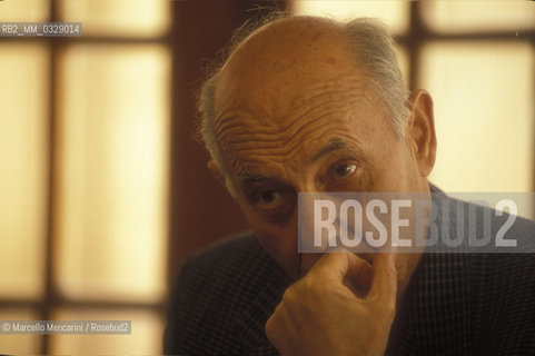 Hungarian-British conductor Geor Solti, 1991 / Il direttore dorchestra Georg Solti, 1991 - ©Marcello Mencarini/Rosebud2