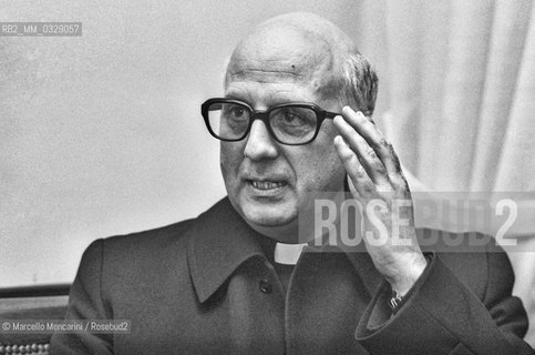 Jesuit theologian and political scientist Bartolomeo Sorge (about 1980) / Il gesuita, teologo e politologo Bartolomeo Sorge (1980 circa) - ©Marcello Mencarini/Rosebud2