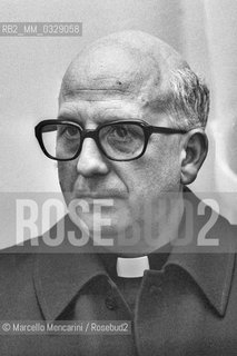 Jesuit theologian and political scientist Bartolomeo Sorge (about 1980) / Il gesuita, teologo e politologo Bartolomeo Sorge (1980 circa) - ©Marcello Mencarini/Rosebud2