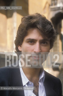 Venice, 1990. American actor Vincent Spano / Venezia, 1990. Lattore Vincent spano - ©Marcello Mencarini/Rosebud2