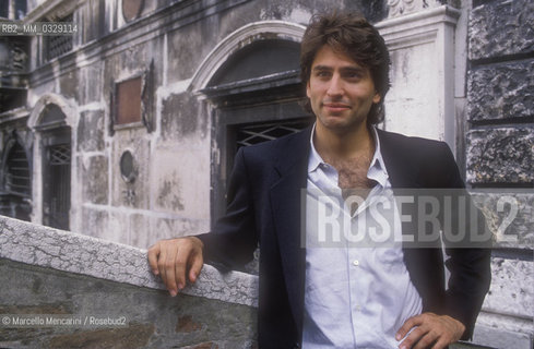 Venice, 1990. American actor Vincent Spano / Venezia, 1990. Lattore Vincent spano - ©Marcello Mencarini/Rosebud2