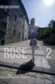 Spoleto, about 1990. A photographer / Spoleto, 1990 circa. Un fotografo - ©Marcello Mencarini/Rosebud2