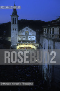 Spoleto, Festival of Two Worlds about 1983. Concert in Cathedral Square / Spoleto, Festival dei due mondi 1983 circa. Concerto in piazza Duomo - ©Marcello Mencarini/Rosebud2