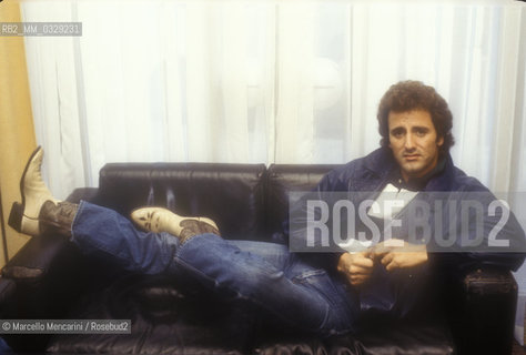 American actor and singer Frank Stallone, younger brother of Sivester Stallone (about 1988) / Lattore e cantante Frank Stallone, fratello minore di Silvester Stallone (1988 circa) - ©Marcello Mencarini/Rosebud2