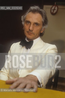 British actor Terence Stamp (about 1985) / Lattore inglese Terence Stamp (1985 circa) - ©Marcello Mencarini/Rosebud2