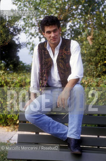 Gabicce, 1991. American actor Richard Steinmetz / Gabicce, 1991. Lattore americano Richard Steinmetz - ©Marcello Mencarini/Rosebud2