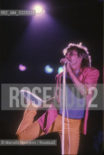 British singer-songwriter Rod Stewart performing (about 1990) / Il cantante Rod Stewart (about 1990) - ©Marcello Mencarini/Rosebud2