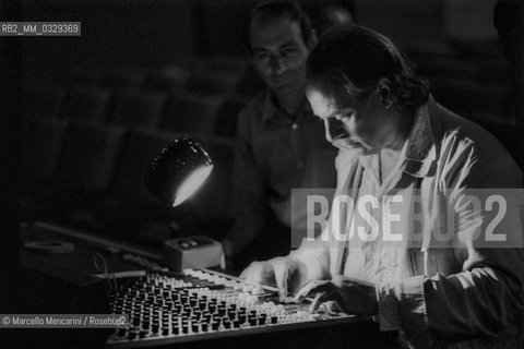 Venice, 1982. German composer Karlheinz Stockhausen / Venezia, 1982. Il compositore Karlheinz Stockhausen - ©Marcello Mencarini/Rosebud2