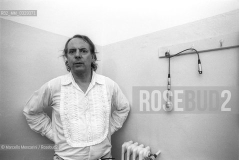 Venice, 1982. German composer Karlheinz Stockhausen / Venezia, 1982. Il compositore Karlheinz Stockhausen - ©Marcello Mencarini/Rosebud2