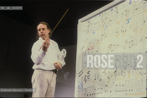 people; music; classical music; contemporary music; composers; German composers; musica; musica classica; musica contemporanea; compositore; compositori; compositori tedeschi; Karlheinz Stockhausen; single
 ©Marcello Mencarini/Rosebud2