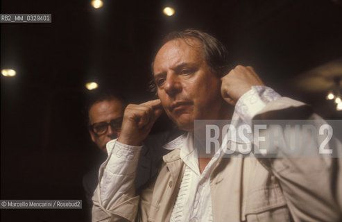 Venice, 1982. German composer Karlheinz Stockhausen / Venezia, 1982. Il compositore Karlheinz Stockhausen - ©Marcello Mencarini/Rosebud2