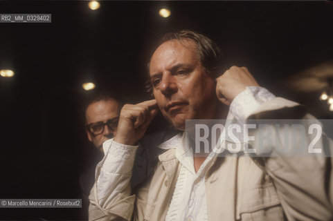 Venice, 1982. German composer Karlheinz Stockhausen / Venezia, 1982. Il compositore Karlheinz Stockhausen - ©Marcello Mencarini/Rosebud2