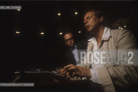 Venice, 1982. German composer Karlheinz Stockhausen / Venezia, 1982. Il compositore Karlheinz Stockhausen - ©Marcello Mencarini/Rosebud2