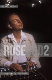 Venice, 1982. German composer Karlheinz Stockhausen / Venezia, 1982. Il compositore Karlheinz Stockhausen - ©Marcello Mencarini/Rosebud2