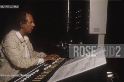 Venice, 1982. German composer Karlheinz Stockhausen / Venezia, 1982. Il compositore Karlheinz Stockhausen - ©Marcello Mencarini/Rosebud2