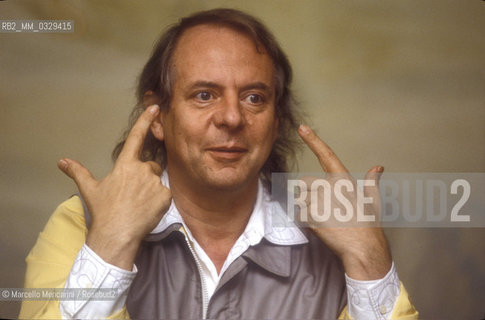 Venice, 1982. German composer Karlheinz Stockhausen / Venezia, 1982. Il compositore Karlheinz Stockhausen - ©Marcello Mencarini/Rosebud2