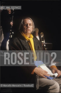 Venice, 1989. German composer Karlheinz Stockhausen / Venezia, 1989. Il compositore Karlheinz Stockhausen - ©Marcello Mencarini/Rosebud2