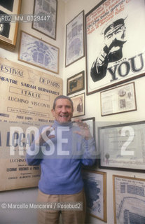 Rome, about 1984. Italian actor Paolo Stoppa / Roma, 1984 circa. Lattore Paolo Stoppa - ©Marcello Mencarini/Rosebud2